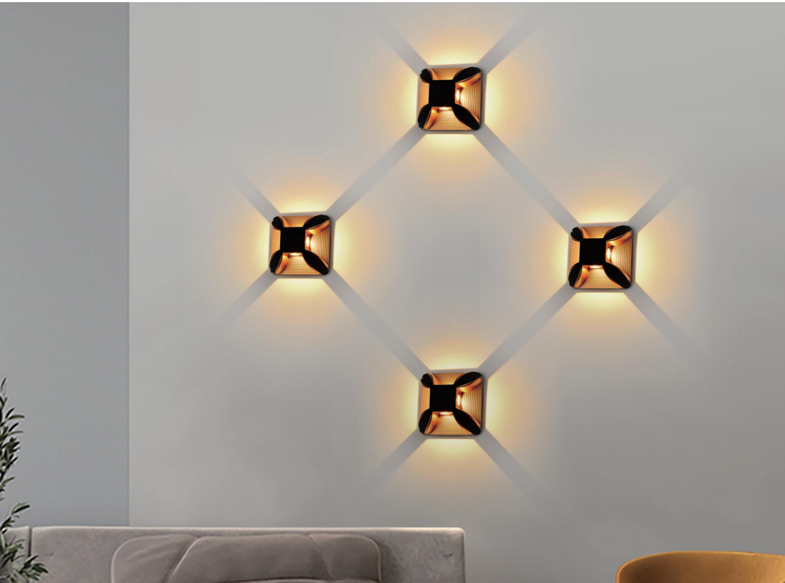 Premium square led wall light