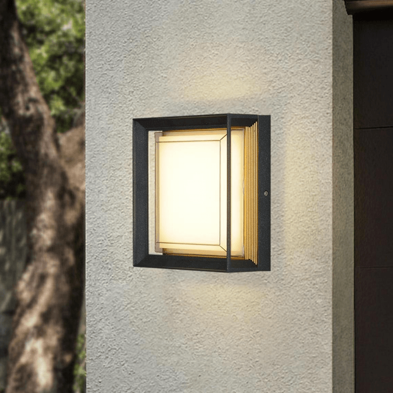 LED square waterproof wall light