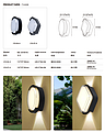 Sand black warm light wall lamp