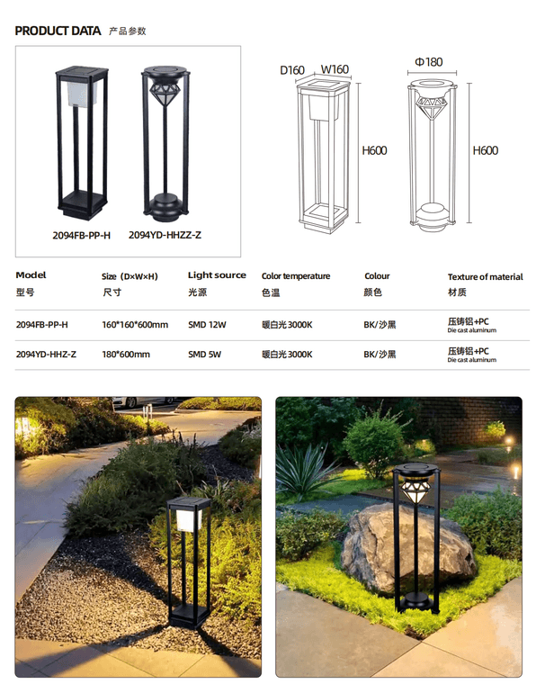 Creative strip lawn lights