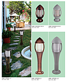 Modern Western-style standing patio lawn lights