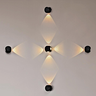 Delicate small ball shaped led outdoor wall light