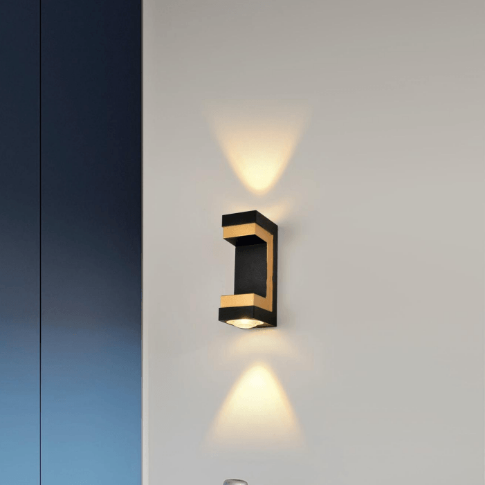 Modern up and down projection led waterproof outdoor wall light