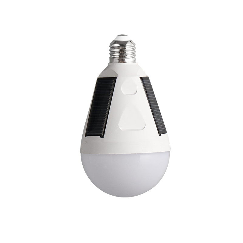 Lightweight and environmentally friendly solar emergency light bulb
