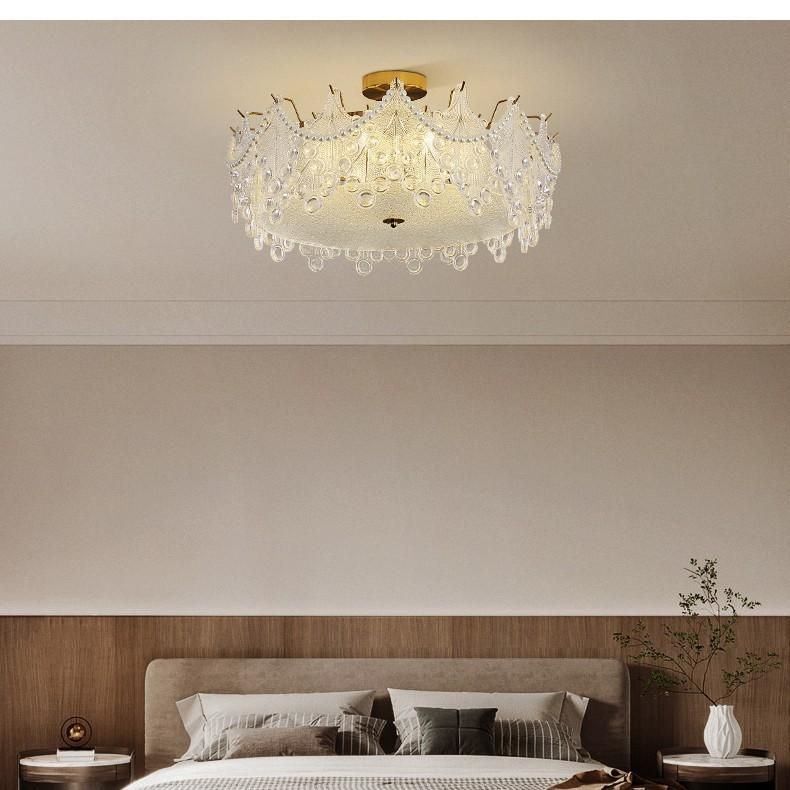 Crystal Crown Light Luxury Ceiling Light