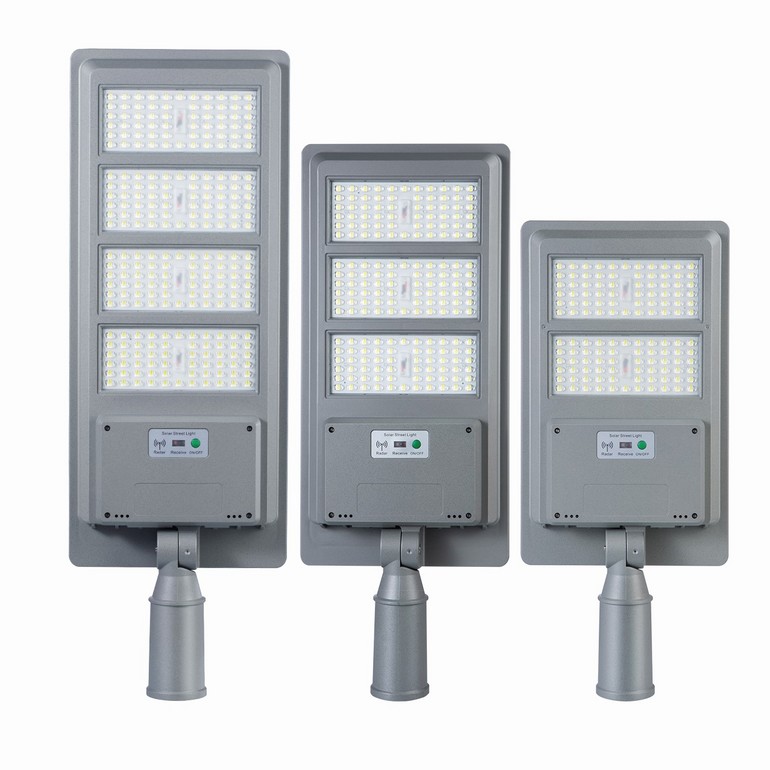 Grey solar waterproof street light