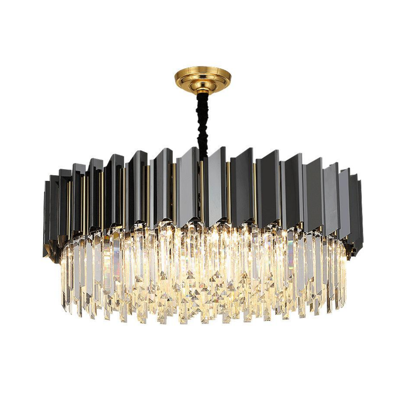 Light luxury new living room crystal chandelier