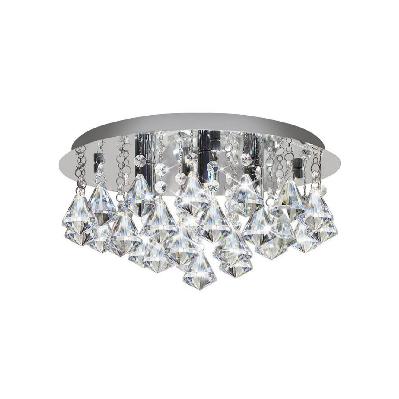 Round light luxury European-style crystal chandelier