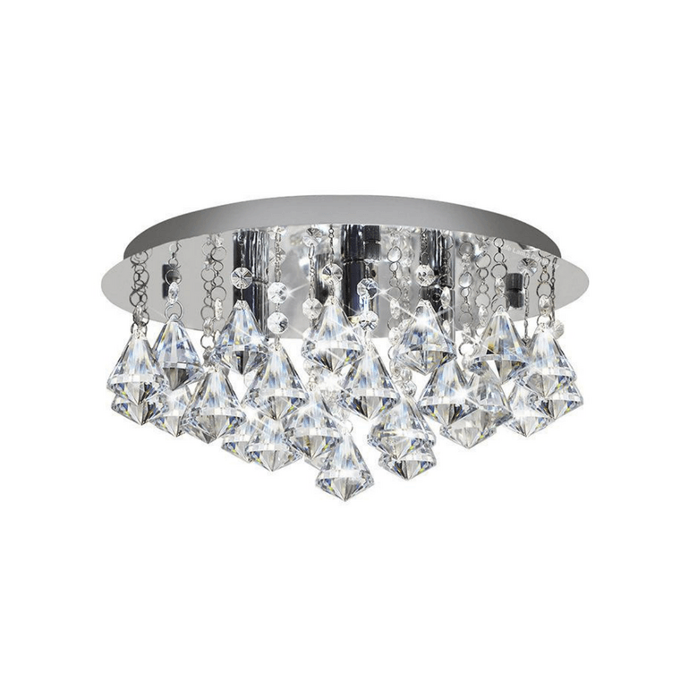 Round light luxury European-style crystal chandelier