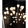 Elegant petal lamp light creative design chandelier