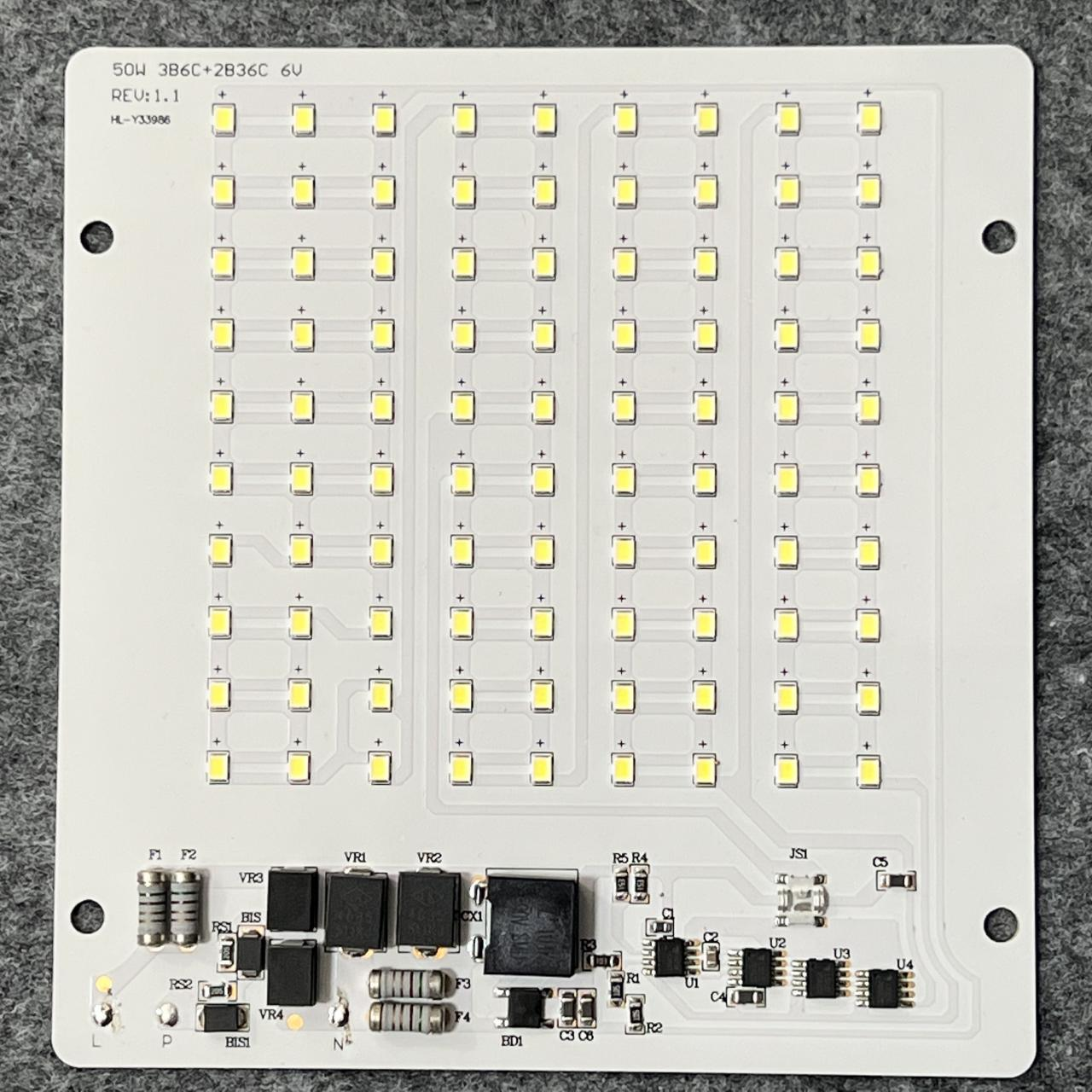 Driver-free LED light board, ultra-bright flood light, SMD lamp beads