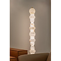 Natural marble new Chinese design sense floor lamp