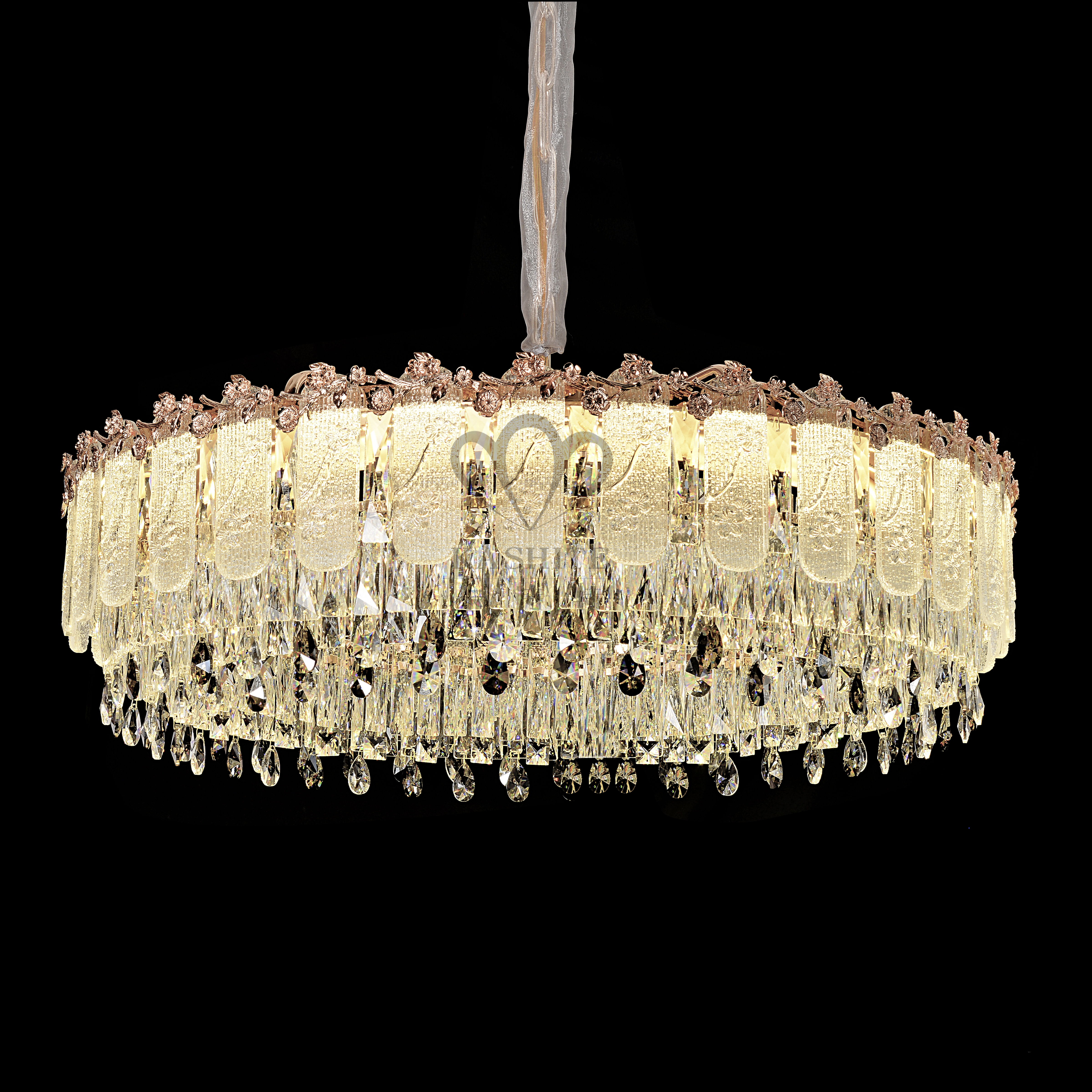 Irregular luxury atmosphere design sense crystal chandelier