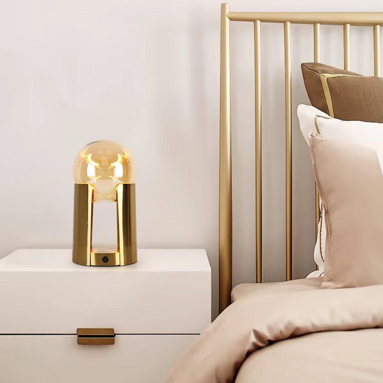 Light luxury hotel bedside bedroom table lamp