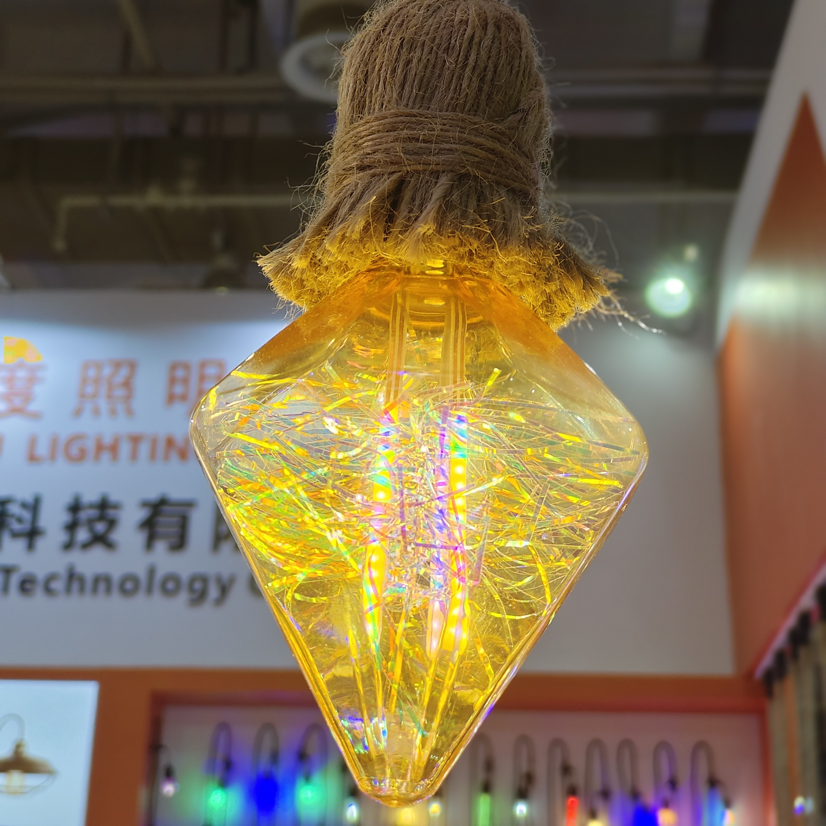 3D Fireworks Light Personalized and Creative Colorful Filament Light