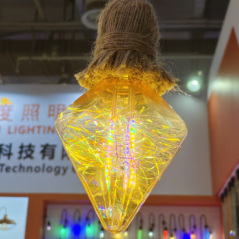 3D Fireworks Light Personalized and Creative Colorful Filament Light