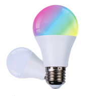 Energy saving intelligent software controls graffiti light bulbs