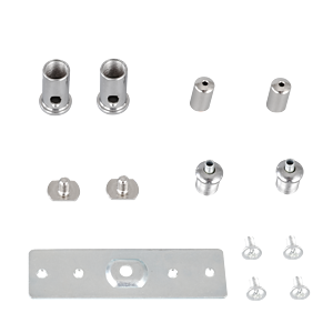 Magnetic rail suspension cable package