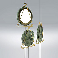 Simple fashion imitation marble chandelier