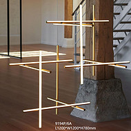 Modern Minimalist Strip Chandelier