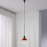 Minimalist Dining Room Flying Saucer Chandelier