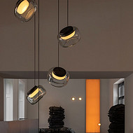 Minimalist Modern Glass Chandelier