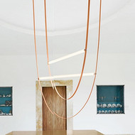 Modern Minimalist Belt Chandelier