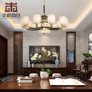 New Chinese living room duplex chandelier