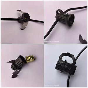 E12 string lamp holder