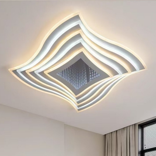 Ceiling lamp, iron +acrylic, simple and modern style ,living room