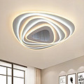 Ceiling lamp, iron +acrylic, with 3D mirror effect,simple and modern,living room