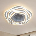 Ceiling lamp, iron +acrylic, with 3D mirror effect,simple and modern, european style