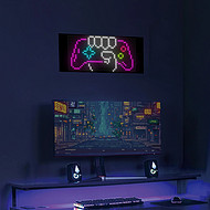 Gaming bedroom LED display