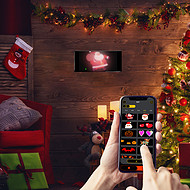Christmas bedroom LED display