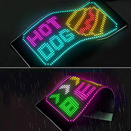 Simple and colorful LED display