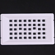 White spotlight housing