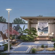 Outdoor Solar Powered Courtyard Path Light