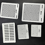 Square floodlight housing