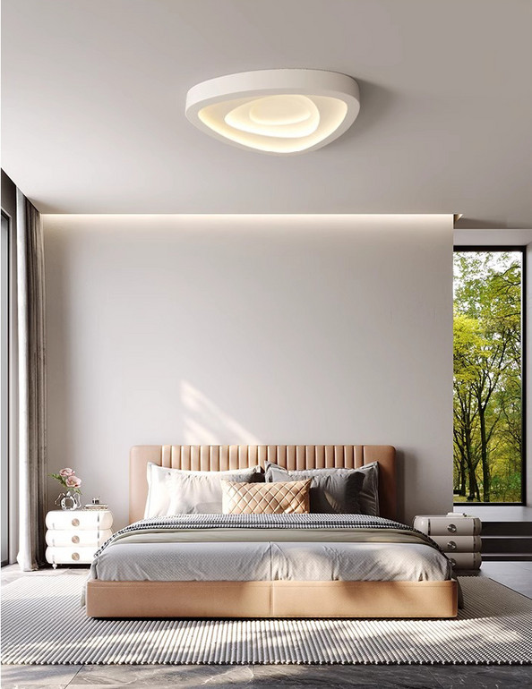 Acrylic Ceiling Light, Even Soft Glare, Modern Minimalist for Bedroom Study, Easy to Clean