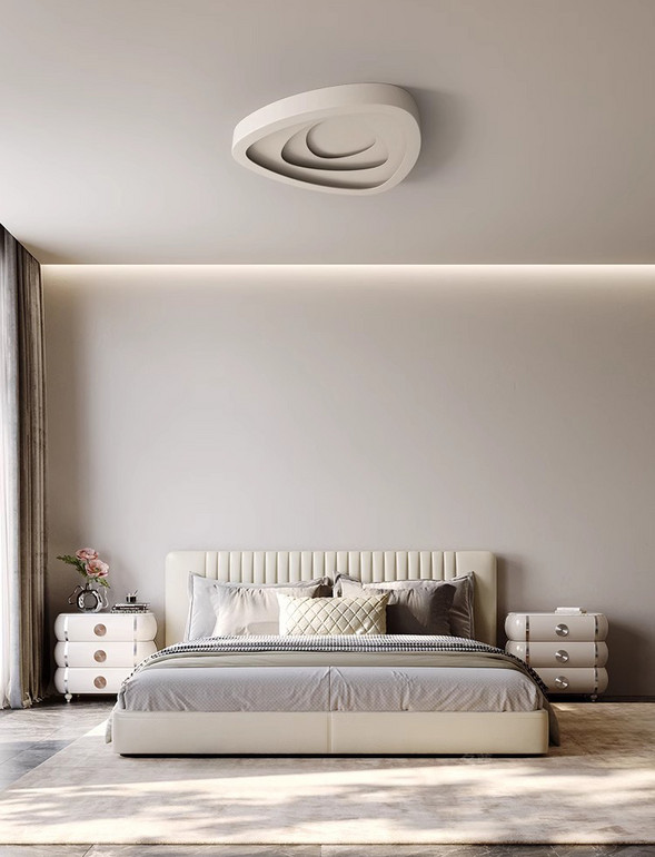 Acrylic Ceiling Light, Even Soft Glare, Modern Minimalist for Bedroom Study, Easy to Clean