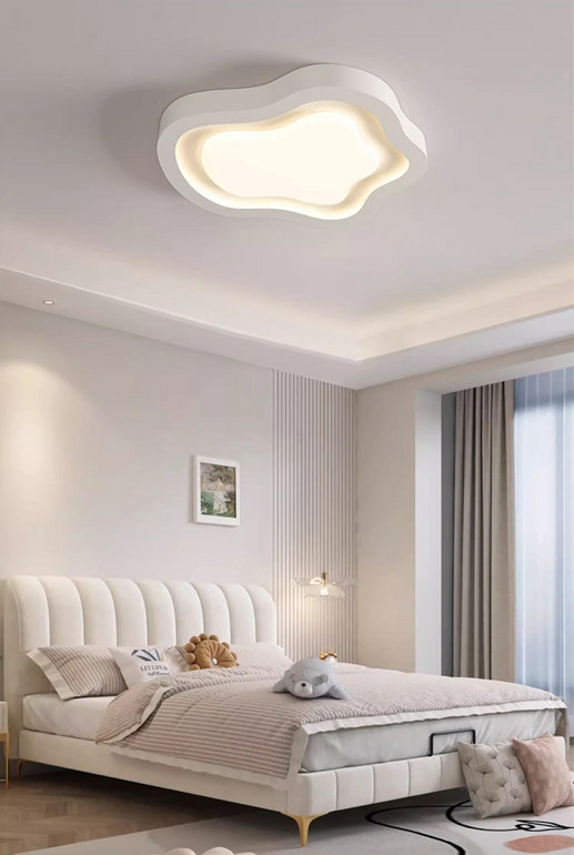 Full Spectrum Eye-Caring Ceiling Light, Ra≥97, for Living Room & Bedroom, Flicker-Free Comfortable Light