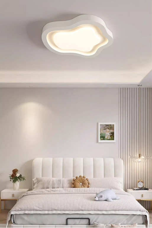 Full Spectrum Eye-Caring Ceiling Light, Ra≥97, for Living Room & Bedroom, Flicker-Free Comfortable Light