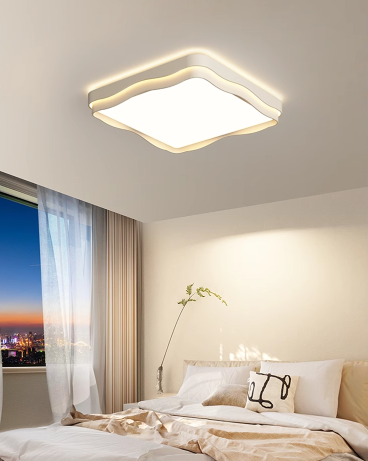 Living Room & Master Bedroom Light Combo, Matching Design, Square bedroom light Integrated Home Lighting Solution