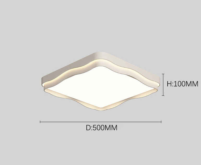 Living Room & Master Bedroom Light Combo, Matching Design, Square bedroom light Integrated Home Lighting Solution