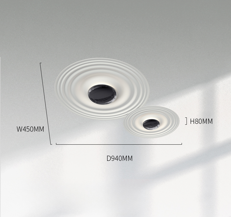 Round Large Living Room Light, Ultra-Narrow Frame, High Lumen Output, Replaces Traditional Lighting