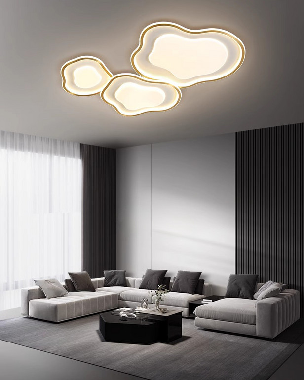 Whole House Minimalist Ceiling Light Custom, Matching Series Design, Free Lighting Layout