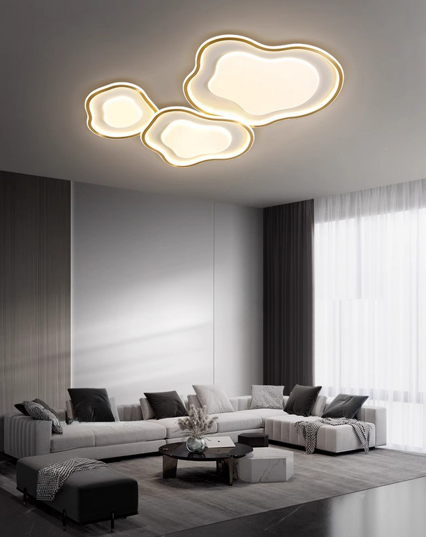 Whole House Minimalist Ceiling Light Custom, Matching Series Design, Free Lighting Layout