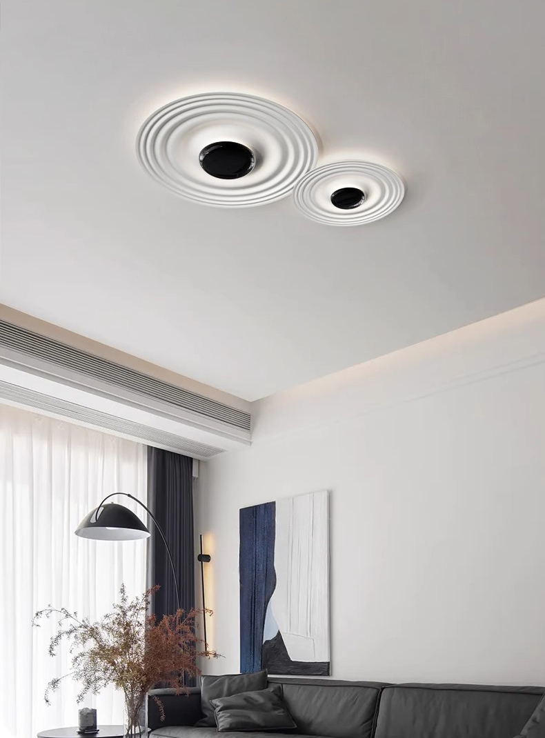 Round Large Living Room Light, Ultra-Narrow Frame, High Lumen Output, Replaces Traditional Lighting