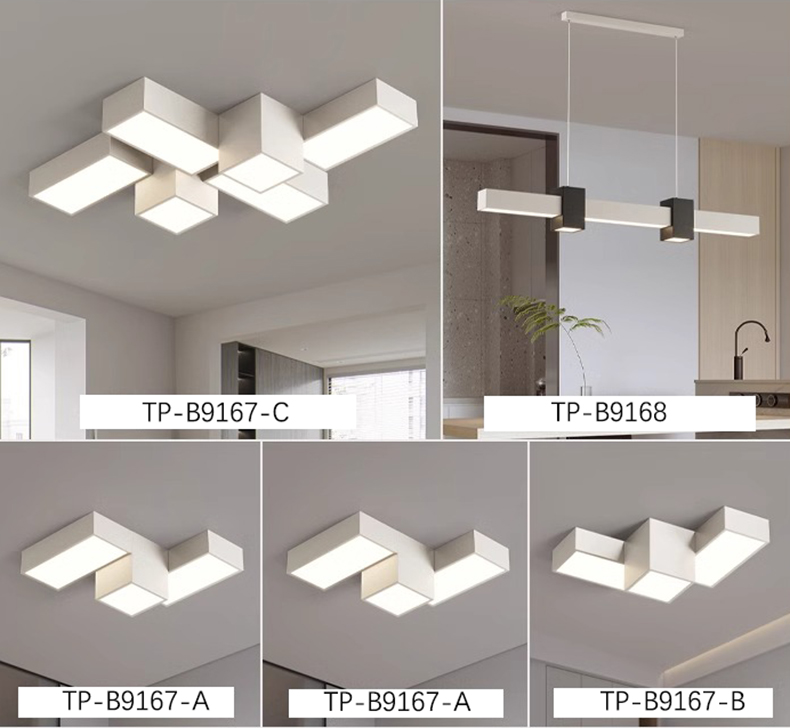 Bedroom Warm Soft Light Ceiling Lamp, Sleep-Friendly Lighting--TP-B9167-A