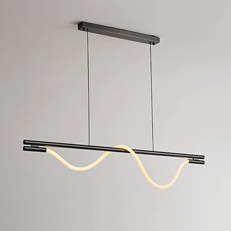 silicon  Geometric Linear Pendant Light--TP-B8013